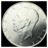 1938 Sweden Silver 2 Kroner UNCIRCULATED
