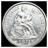 1874 Seated Liberty Dime UNCIRCULATED