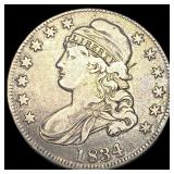 1834 Capped Bust Half Dollar ABOUT  UNCIRCULATED