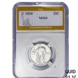 1926 Standing Liberty Quarter PGA MS64
