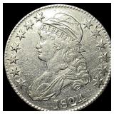 1824 Capped Bust Half Dollar CLOSELY UNCIRCULATED