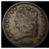 1833 Capped Bust Half Cent HIGH GRADE