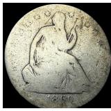 1860-O Silver Half Dollar NICELY CIRCULATED