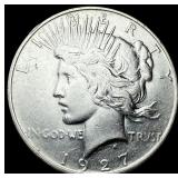 1927 Silver Peace Dollar CLOSELY UNCIRCULATED