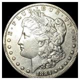 1884-S Silver Morgan Dollar NEARLY UNCIRCULATED