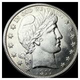 1911 Barber Half Dollar UNCIRCULATED