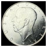 1938 Sweden Silver 2 Kroner UNCIRCULATED
