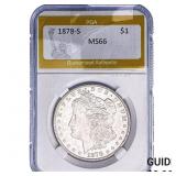 1878-S Morgan Silver Dollar PGA MS66