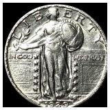 1929 Standing Liberty Silver Quarter CLOSELY UNCIR