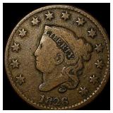 1826 Coronet Head Large Cent NICELY CIRCULATED
