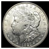 1921 Silver Morgan Dollar CLOSELY UNCIRCULATED