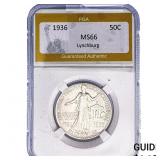 1936 Lynchburg Half Dollar PGA MS66