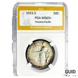 1915-S Panama-Pacific Half Dollar PGA MS63+