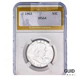 1963 Franklin Half Dollar PGA MS64