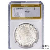 1898-O Morgan Silver Dollar PGA MS64