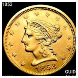1853 $2.50 Gold Quarter Eagle