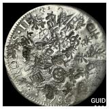 Colonial Spain Silver 8 Reales Punchmarked NEARLY