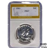 1961 Franklin Half Dollar PGA PR67