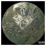 Mexico Silver 8 Reales Punch Marked NEARLY UNCIRC