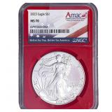2023 Silver Eagle NGC MS70