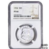 1954 Franklin Half Dollar NGC PF66