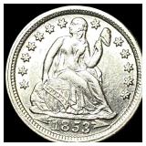 1853 Arrows Seated Liberty Dime UNCIRCULATED