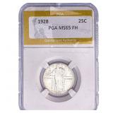 1928 Standing Liberty Quarter PGA MS65 FH