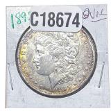 1895-O Morgan Silver Dollar