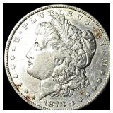 1878 Silver Morgan Dollar NEARLY UNCIRCULATED
