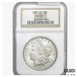 1883-CC Morgan Silver Dollar NGC MS65