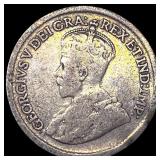 1915 Canada Silver 5 Cents HIGH GRADE