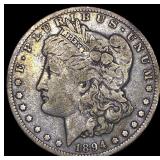 1894-O Silver Morgan Dollar LIGHTLY CIRCULATED