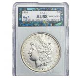 1890 Morgan Silver Dollar NCGS AU58