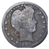 1901-C Barber Quarter