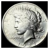 1921 Silver Peace Dollar NEARLY UNCIRCULATED