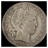 1895-O Silver Barber Half Dollar NICELY  CIRCULAT