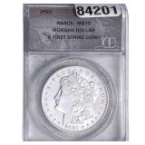 2021 Morgan Silver Dollar ANACS MS70 First Strike