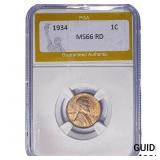 1934 Wheat Cent PGA MS66 RD