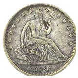 1839 Seated Liberty Half Dollar