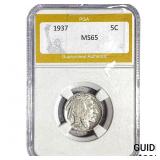 1937 Buffalo Nickel PGA MS65