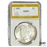 1927 Silver Peace Dollar PGA MS64+