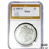 1901-O Morgan Silver Dollar PGA MS66