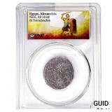 Roman Egypt Nero 54-68 AD Bi Tetradrachm PNC Genu