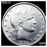1892-O Barber Half Dollar CHOICE BU+
