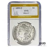 1899-O Morgan Silver Dollar PGA XF45 Micro O