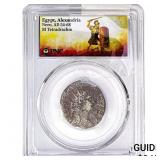 Roman Egypt Nero 54-68 AD Bi Tetradrachm PNC Genu