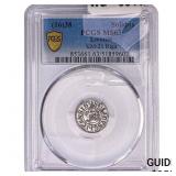 1638 Livonia Silver 1 Solidus PCGS MS63