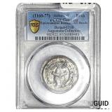 Halberstadt 1160-77 AD Silver Brakteate PCGS AUDe