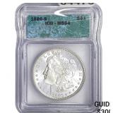 1880-S Morgan Silver Dollar ICG MS64
