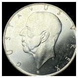 1938 Sweden Silver 2 Kroner UNCIRCULATED